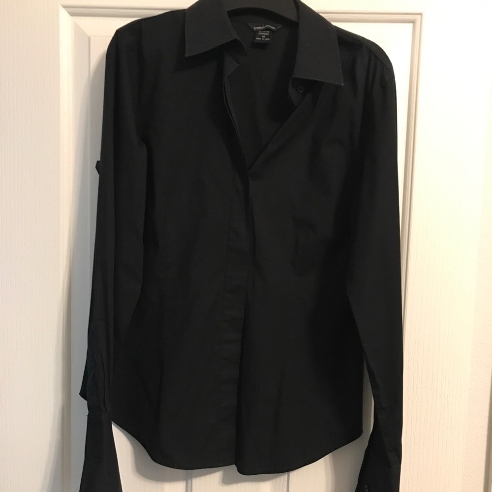 MODA International Button Down Dress Shirt, Size M